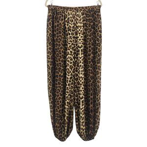 Vintage L Rothschild For Lilli Ann Animal Print Baggy Parachute Pants Medium